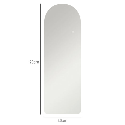 LED Arch Wall Mirror 120x40 cm — view 2