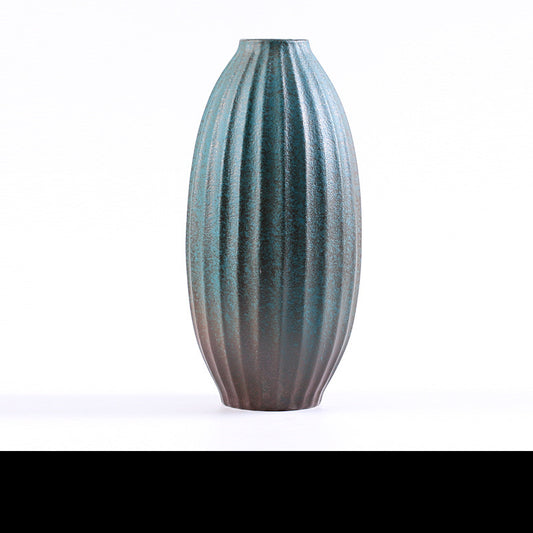 Small Kiln-Glazed Ceramic Vase — view 2