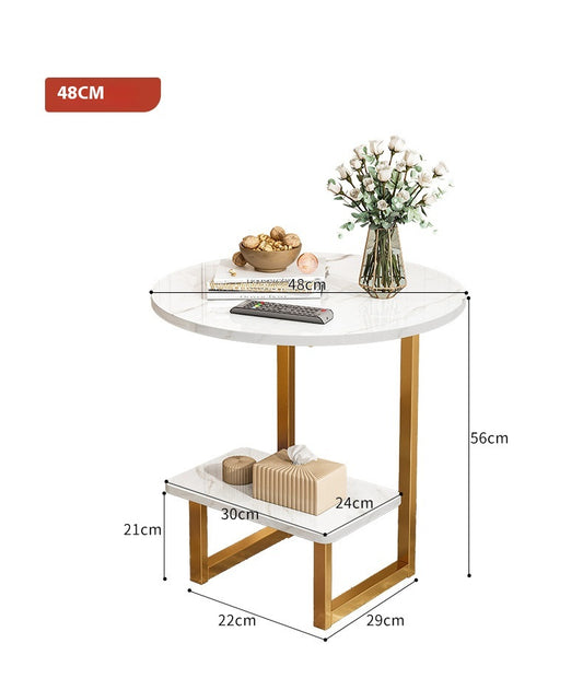 Minimalist Double-Layer Coffee Table — view 2