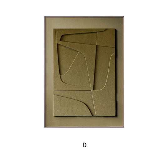 Geometric Abstract Canvas Wall Art — view 2