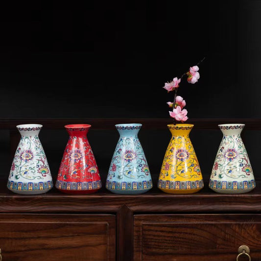 Hand-Enamelled Vase, enamel ceramic — view 2