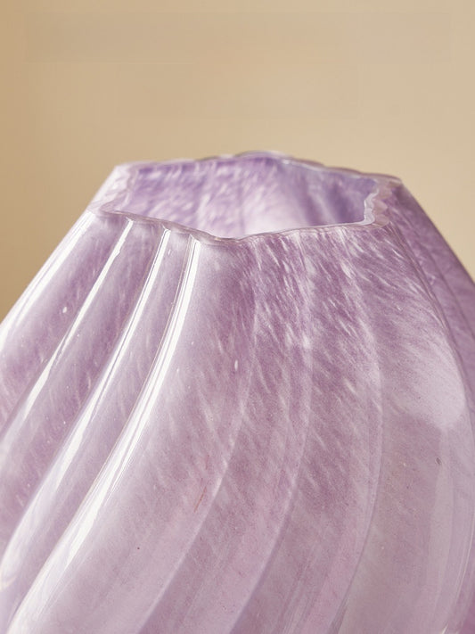 Hand-Blown Irregular Glass Vase, glass vase — view 2