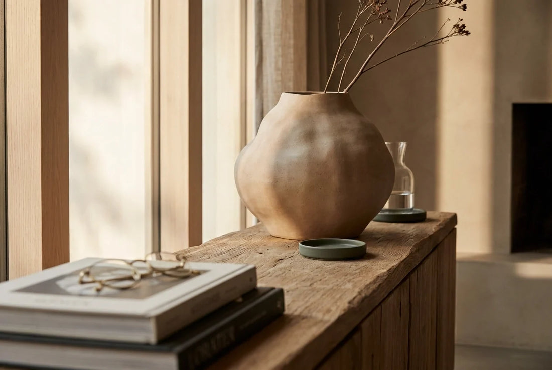 Professional header image for educational tutorial: One Object, Not a Collection: The Single Sculptural Accent