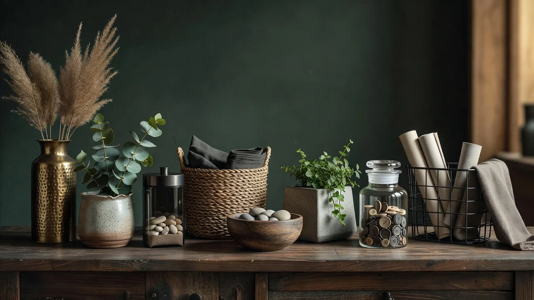 Professional header image for list-based article: 8 Types of Decor Containers and How to Style Each One