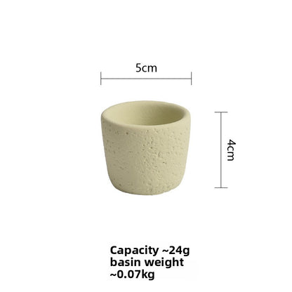 Cement Pillar Candle Holder, concrete decor — view 12