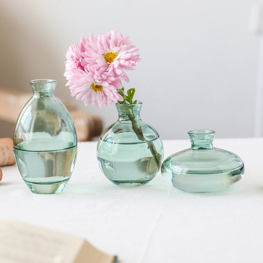 Transparent Coloured Vase, tinted glass — view 2