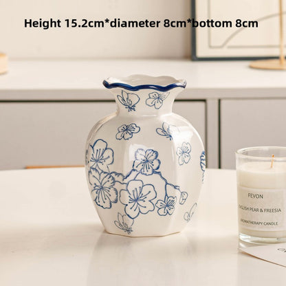 Blue & White Porcelain Vase — view 14