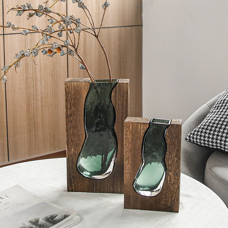Mosaic Glass Vase — view 2