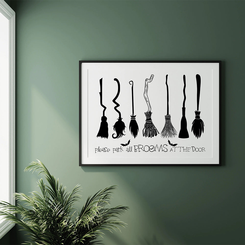 Vintage Halloween Art Print — seasonal wall art | BYHIMSELF