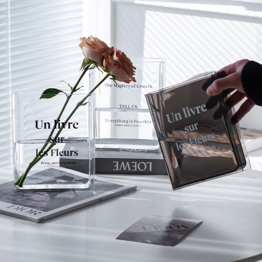 Acrylic Book Vase, acrylic vase — view 2