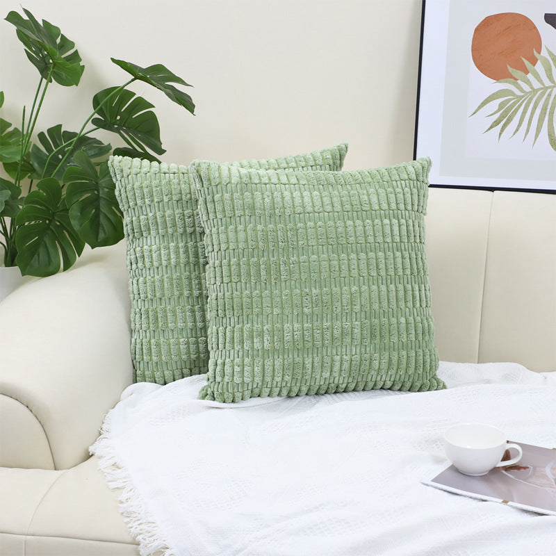 Boho Striped Corduroy Pillow Cover — view 6