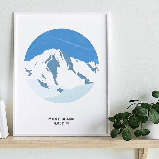 Hiking Adventure Typography Print — outdoor wall art | BYHIMSELF