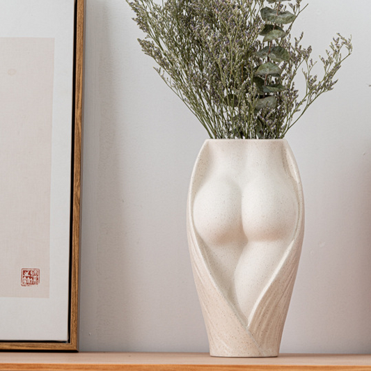 Modern Office Ceramic Vase, desk vase — view 2