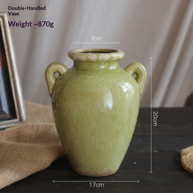 Retro Sculptural Ornament Vase — view 3