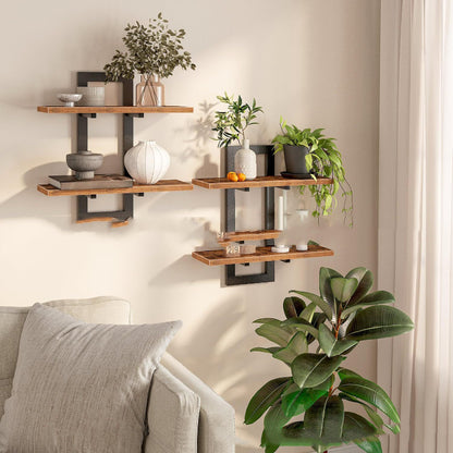 Carbon Steel Floating Wall Shelf — view 2