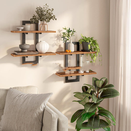Carbon Steel Floating Wall Shelf — view 2