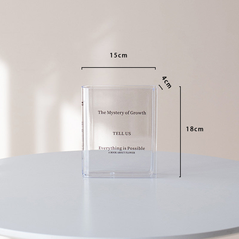 Acrylic Book Vase, acrylic vase — view 4