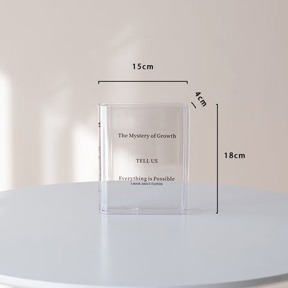 Acrylic Book Vase, acrylic vase — view 4
