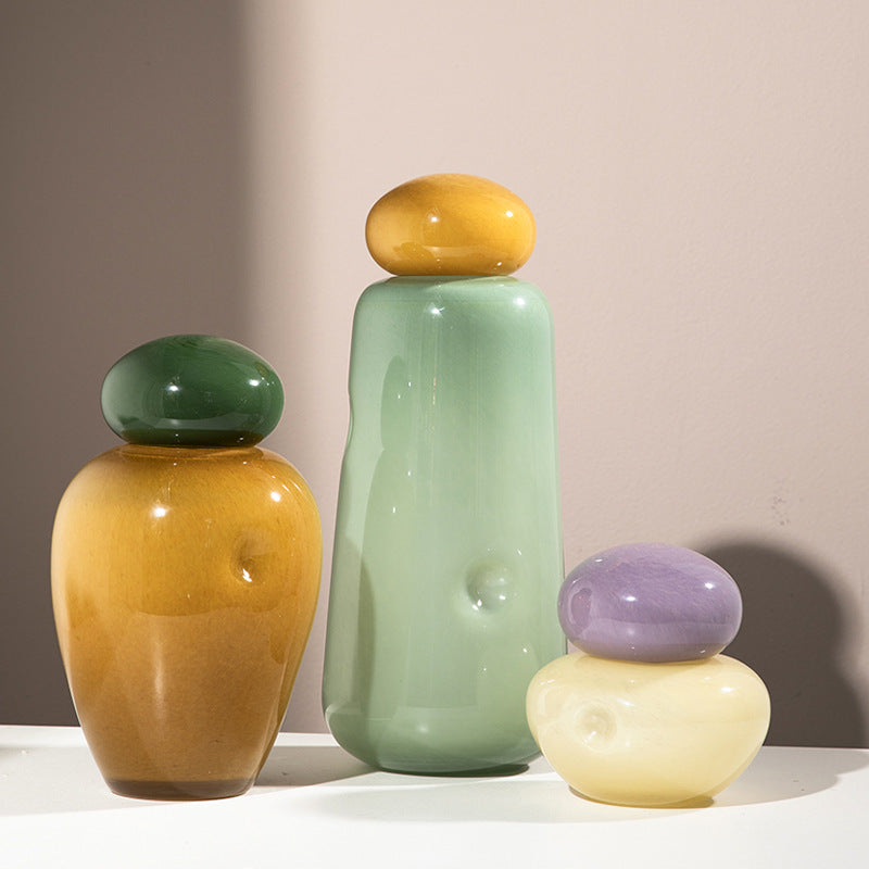 Two-Tone Glass Vase — view 3