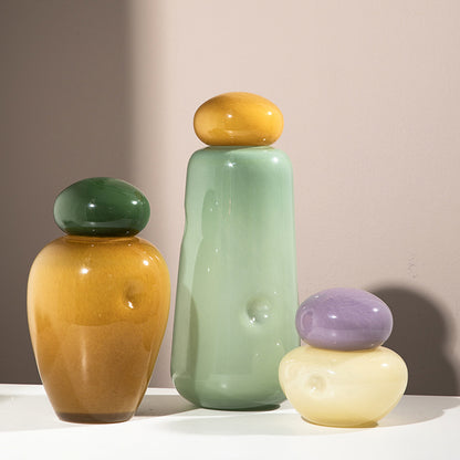 Two-Tone Glass Vase — view 3