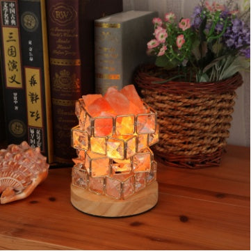 Himalayan Salt Crystal Lamp, salt lamp — view 2