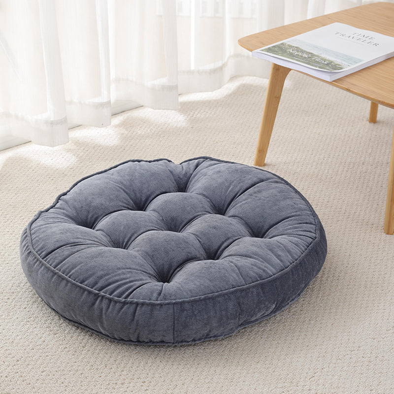 Solid Colour Corduroy Padded Cushion — view 7