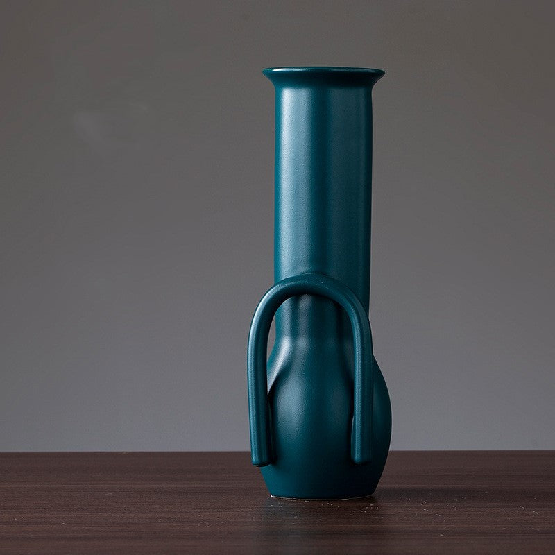 Modern Minimalist Ceramic Vase — view 6