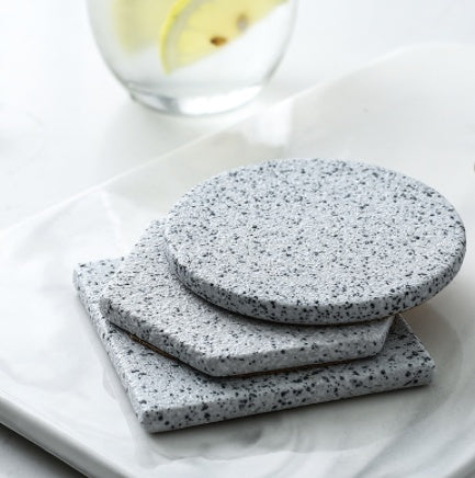 Granite-Effect Ceramic Coaster — view 2