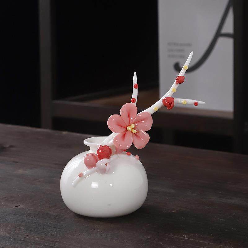 Handmade Mini Ceramic Vase, Scandinavian vase — view 3