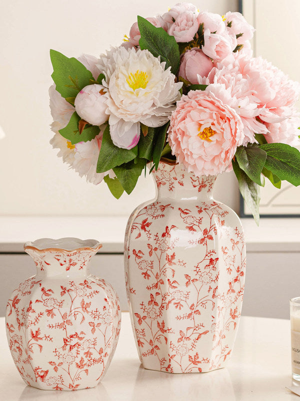 Blue & White Porcelain Vase, porcelain decor — view 2