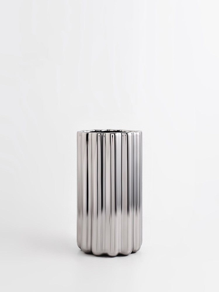 Straight Tube Ceramic Vase — view 5
