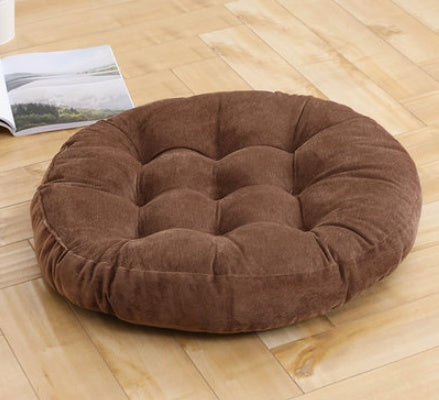 Solid Colour Corduroy Padded Cushion — view 6