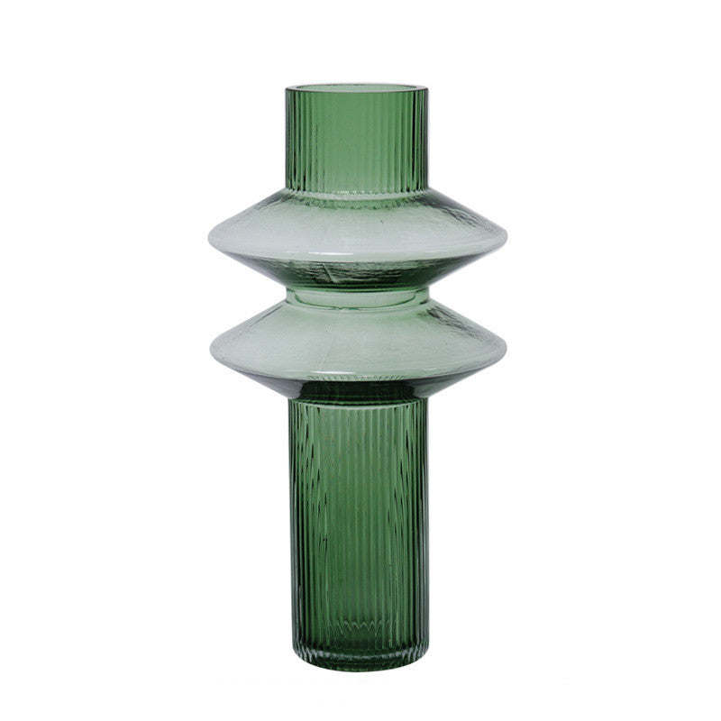 Amber Glass Craft Vase — view 6