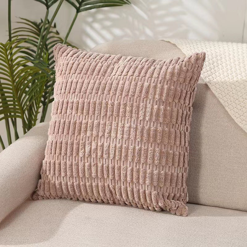 Boho Striped Corduroy Pillow Cover — view 8