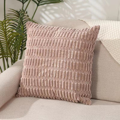 Boho Striped Corduroy Pillow Cover — view 8