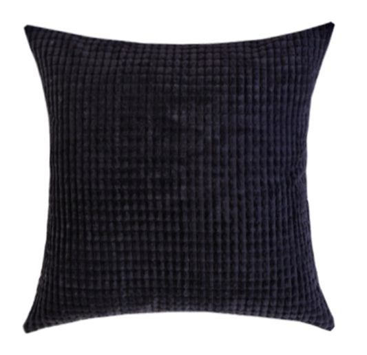 Solid Polyester Cushion Cover — main view