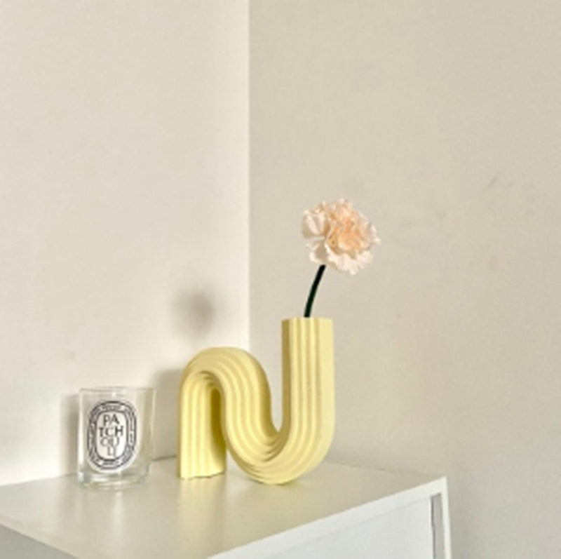 Nordic Geometric Minimalist Vase — view 5