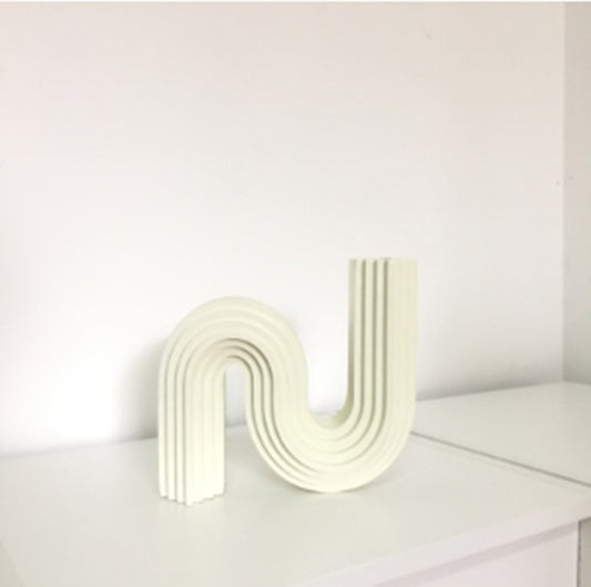 Nordic Geometric Minimalist Vase — main view