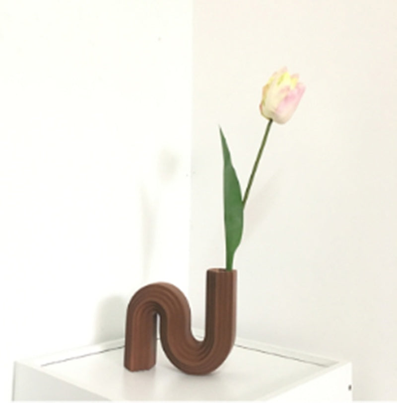 Nordic Geometric Minimalist Vase — view 4