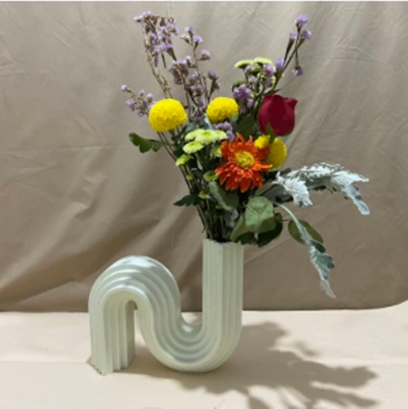 Nordic Geometric Minimalist Vase — view 3