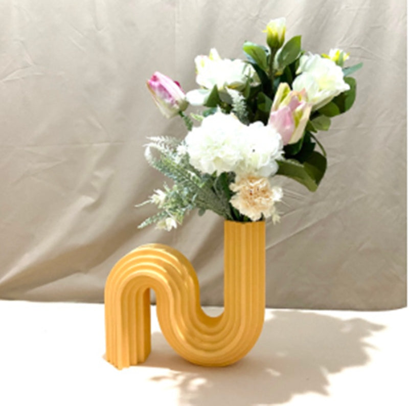 Nordic Geometric Minimalist Vase — view 8