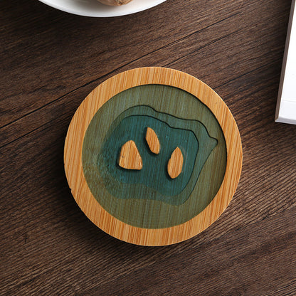 Bamboo Insulated Tea Coaster — view 10