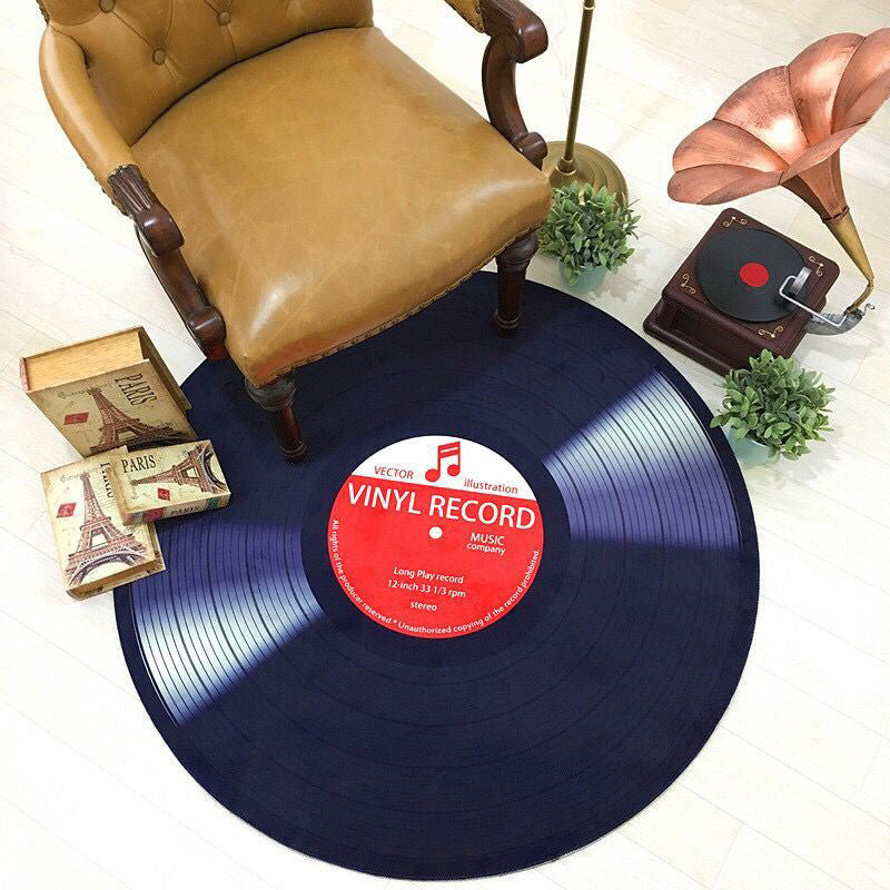 Retro Disc Round Rug — view 7
