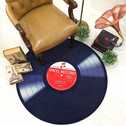 Retro Disc Round Rug — view 7