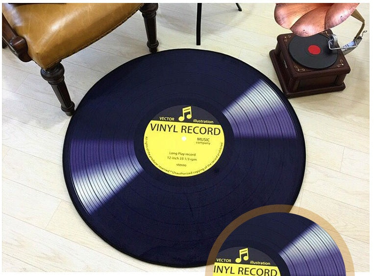 Retro Disc Round Rug — view 4