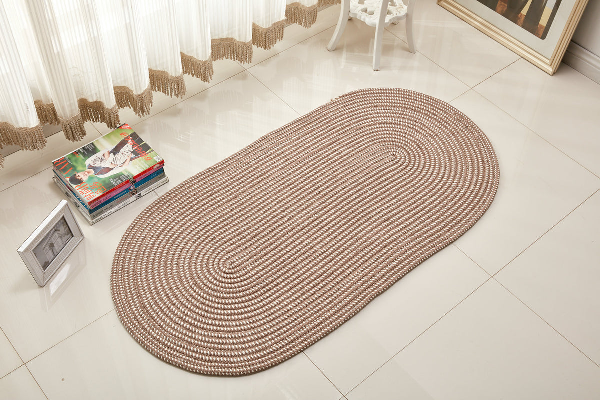 Rope-Woven Oval Rug - Machine Washable — view 4