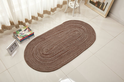 Rope-Woven Oval Rug - Machine Washable — view 2