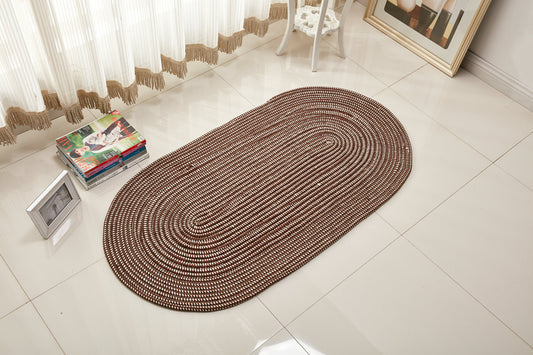 Rope-Woven Oval Rug - Machine Washable — view 2