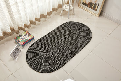 Rope-Woven Oval Rug - Machine Washable — view 6