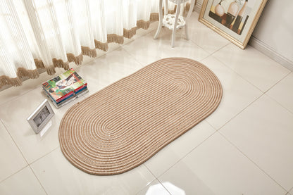 Rope-Woven Oval Rug - Machine Washable — view 5